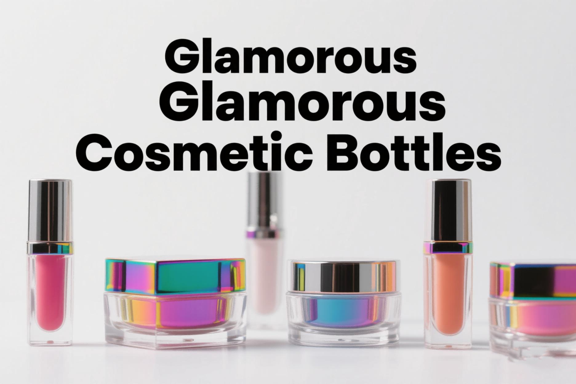 Custom Cosmetic Packaging Materials | Factory Direct | Glass/Plastic/Jars/Tubes | FDA/CE Compliant | Low MOQ & Fast Sampling!