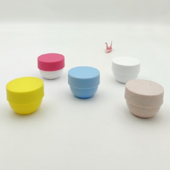 75ml PP Wide Mouth Scrub Cream Jar - Colored Empty Cosmetic Skincare Refillable Bottles for Facial Cream & Body Scrub