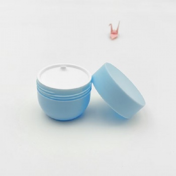 75ml PP Wide Mouth Scrub Cream Jar - Colored Empty Cosmetic Skincare Refillable Bottles for Facial Cream & Body Scrub
