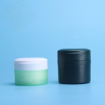 50g 100g 200g Flip-Top Double-Layer Cream Jar with Spatula – Cleansing Balm Container | Manufacturer Direct