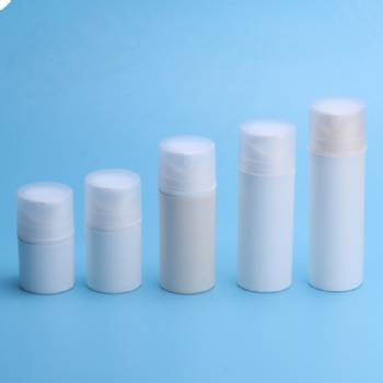 30ml 50ml 100ml 120ml  150ml Cylindrical airless  Pump PP Bottles Set with cap