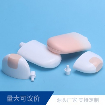 45g 50g Upside-down sunscreen lotion PE bottle set with split top
