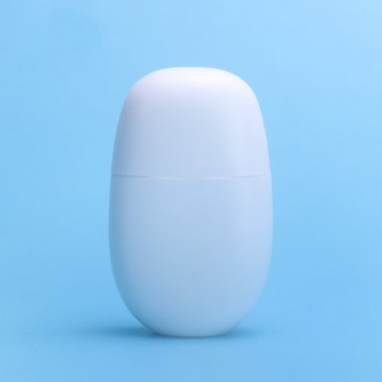 60g Simple pebble shape sunscreen tube  PE bottle