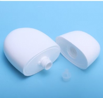 60g Simple pebble shape sunscreen tube  PE bottle