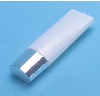 40g Upside-down extrusion sunscreen lotion PE bottle with edge lid