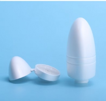 OEM 50ml Round pie type clamshell sunscreen skin care PE bottle
