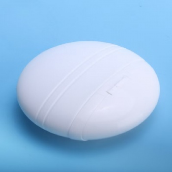 OEM 50ml Round pie type clamshell sunscreen skin care PE bottle