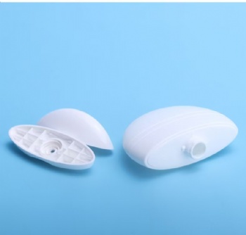 OEM 50ml Round pie type clamshell sunscreen skin care PE bottle