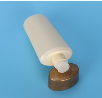 60ml small portable sunscreen gold cap plastic bottle