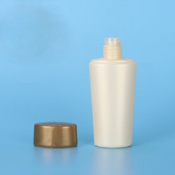 60ml small portable sunscreen gold cap plastic bottle