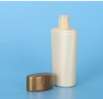 60ml small portable sunscreen gold cap plastic bottle