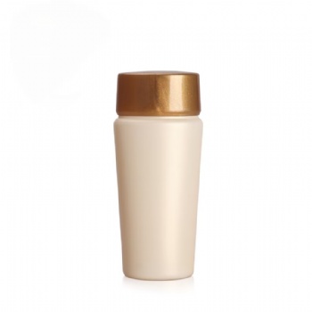 60ml small portable sunscreen gold cap plastic bottle