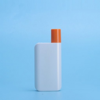 flat sunscreen bottle Primer bottle Squeeze bottle PE bottle 50ML