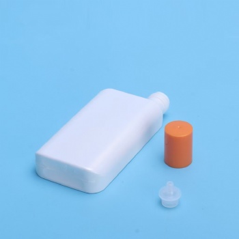 flat sunscreen bottle Primer bottle Squeeze bottle PE bottle 50ML