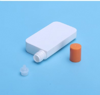 flat sunscreen bottle Primer bottle Squeeze bottle PE bottle 50ML