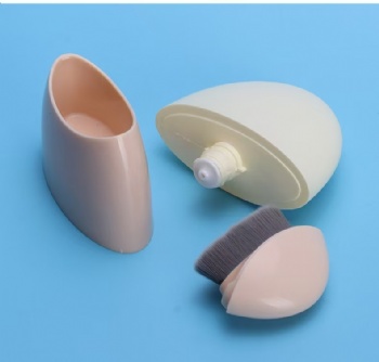 30ml portable reflective sunscreen lotion plastic bottle set with brush head