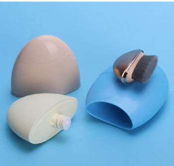 30ml portable reflective sunscreen lotion plastic bottle set with brush head