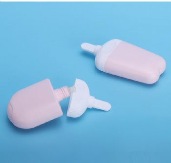 Custom Ice Cream Shape PE Squeeze Hand Cream Bottle Sunscreen bottle 70ML