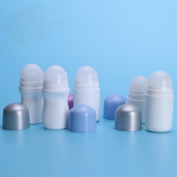 50g Portable Round Plastic Roller Ball Bottle Set | Factory Direct Customized Models Customizable deodorant stick.