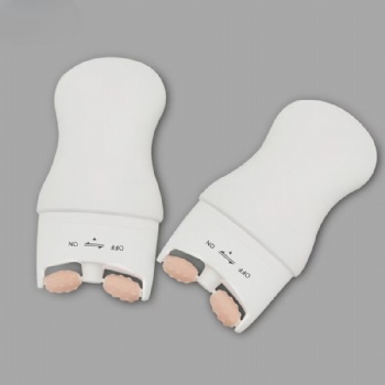 Stock 100gV silicone double roller neck massage hose scrub pressing Neck Cream bottle PP material