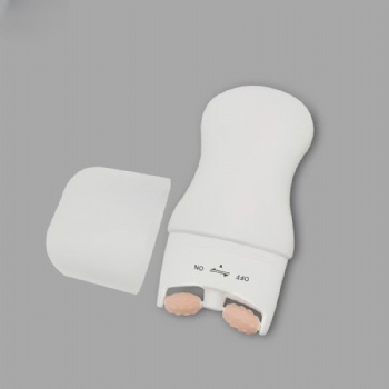 Stock 100gV silicone double roller neck massage hose scrub pressing Neck Cream bottle PP material