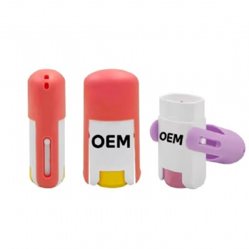 New 5g pull rotating comgrass paste deodorant paste packaging material blushing stick antiperspirant paste green grass paste plastic empty tube wholesale