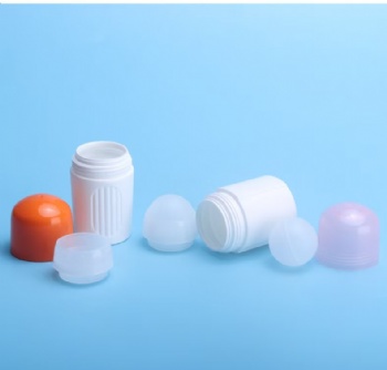 50g   Screw-cap large-mouth antiperspirant bead bottle set deodorant roll on plastic  bottle