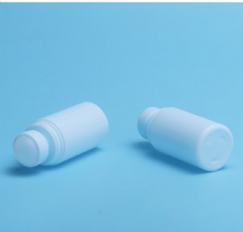 50ml  Portable 50ML Antiperspirant Body Lotion Plastic Bottle Roller Bottle  Empty Round Plastic Deodorant Stick Container