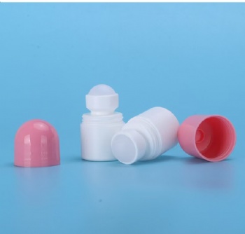 Wholesale 30ML Screw Cap Ball Tube Roller Container PE Bottle Roller Bottle Lip Gloss Roll on Bottle Oil Deodorant Stick Container
