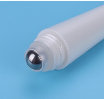 Wholesale 15ml Screw-cap Milky White Beaded Skin Care Plastic Bottle Plastic Roller Bottle Roll on Eye Cream Deodorant Stick Container
