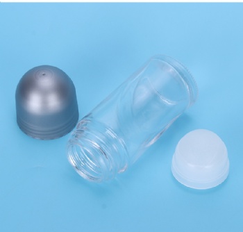 50g Factory Directly Screw-cap Large-mouth Antiperspirant Bead Roller Bottle Set Toner Bottle Glass Roll on Bottle