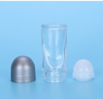 50g Factory Directly Screw-cap Large-mouth Antiperspirant Bead Roller Bottle Set Toner Bottle Glass Roll on Bottle